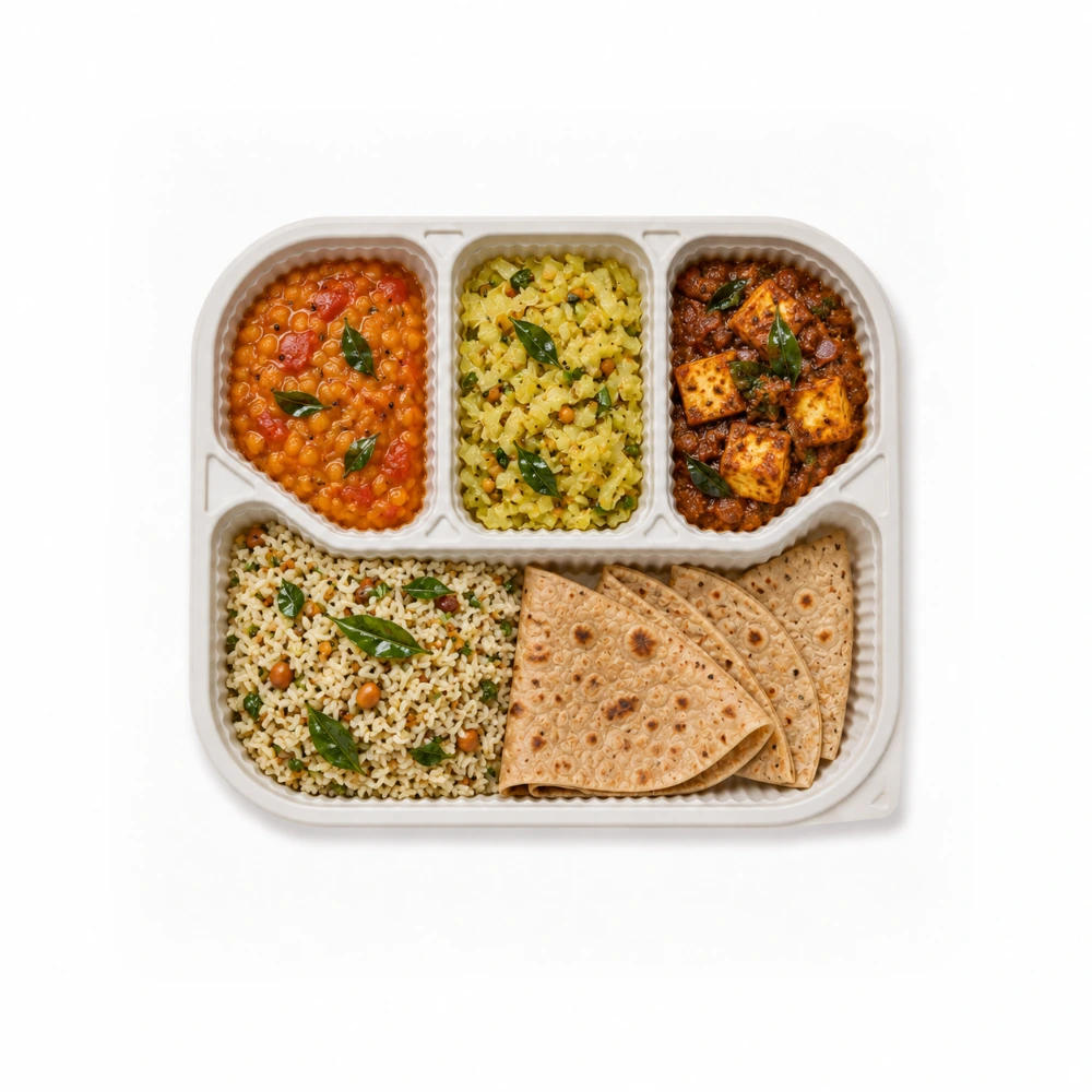 Punjabi Dhaba-Style Veg Thali from the Carb Theory menu