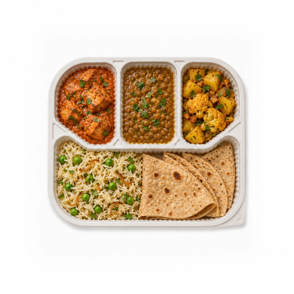 Punjabi Dhaba-Style Non Veg Thali from the Carb Theory menu