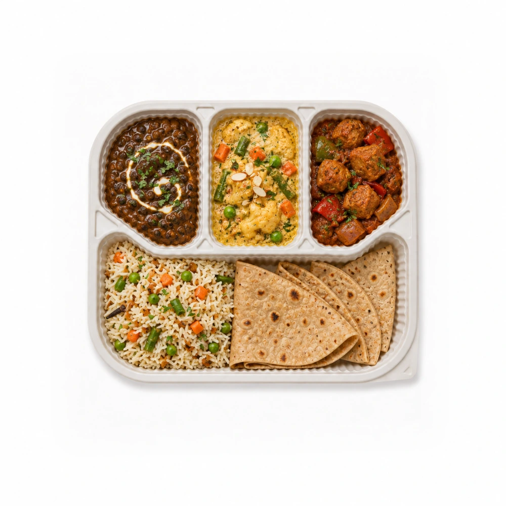 Mughlai Veg Thali from the Carb Theory menu
