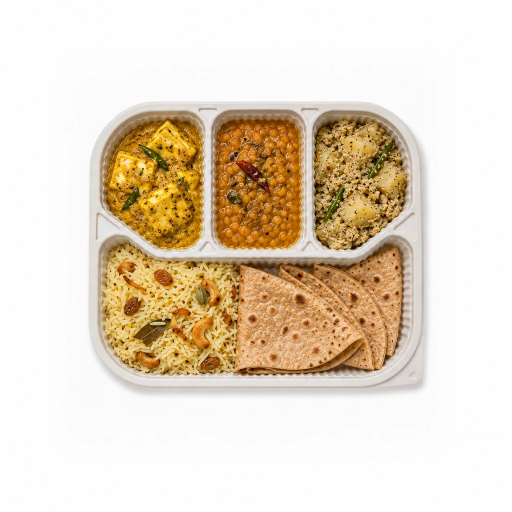 Bengali Veg Thali from the Carb Theory menu