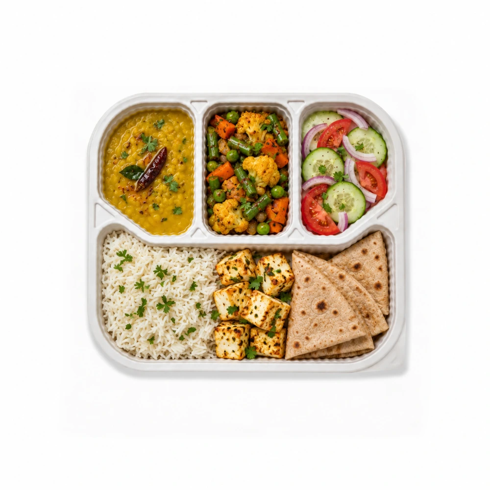 North Indian Homestyle Thali from the Carb Theory menu