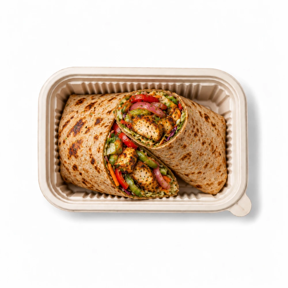 Protein-Packed Kathi Roll from the Carb Theory menu