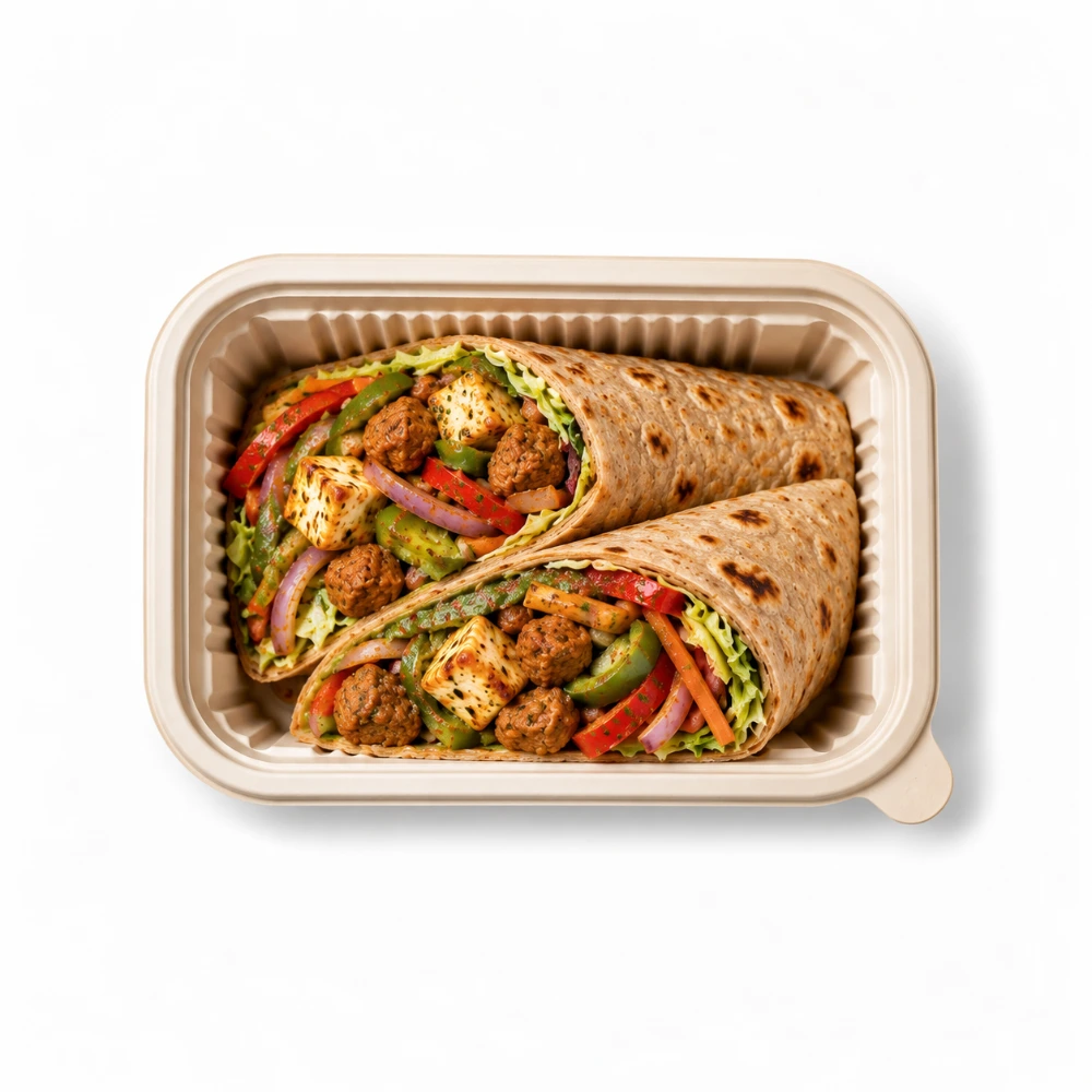 Protein-Packed Kathi Roll from the Carb Theory menu