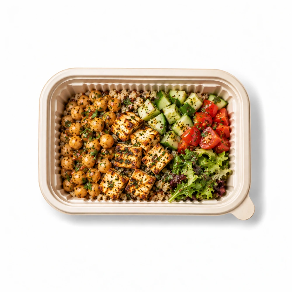 Mediterranean Power Bowl from the Carb Theory menu