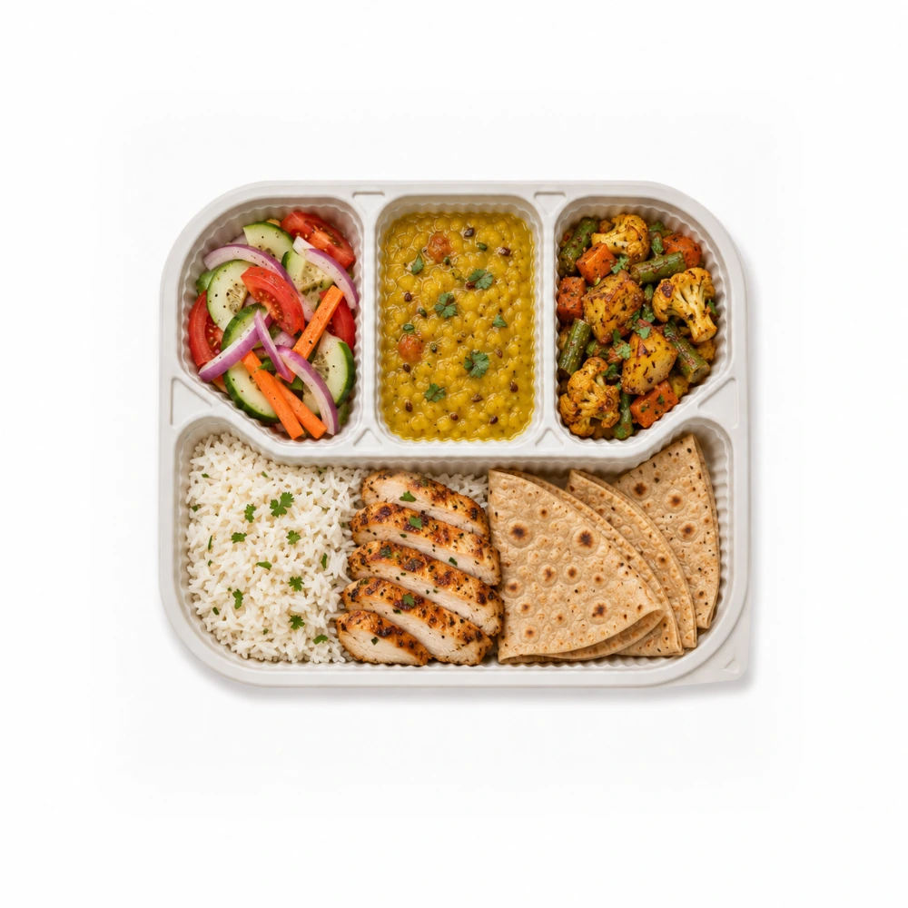 North Indian Homestyle Thali from the Carb Theory menu